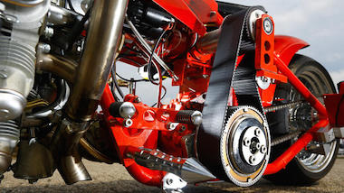 レッドバロン バイク 星型9気筒エンジン