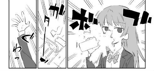 顔に出ない子漫画