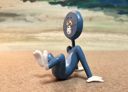 トムとジェリー トム 造形 紙粘土 作る