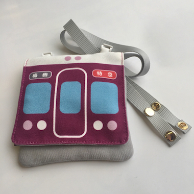 阪急電車 ななめがけポケットポーチ