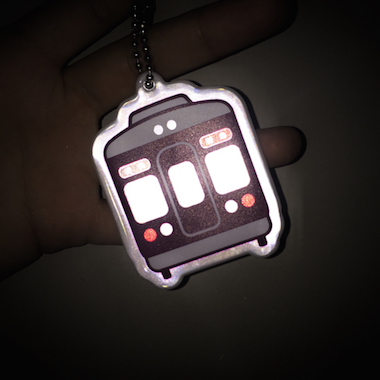 阪急電車 リフレクターチャーム