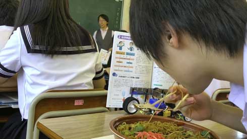 高校生 ハイテクロボ 早弁 HAYA-BEN HACKERS 動画 ヤクルト ジョア