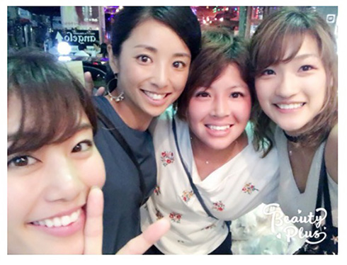 稲村亜美 RENA 六角彩子 片岡安祐美 スポーツ女子 女子会