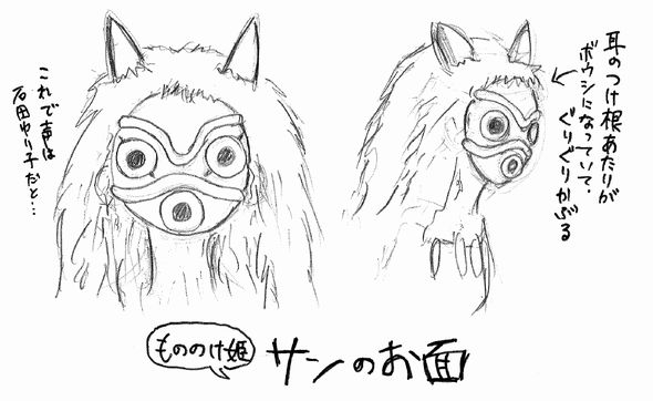 サンって“山犬の娘”なのに人っぽい仮面を着けてるのおかしくない