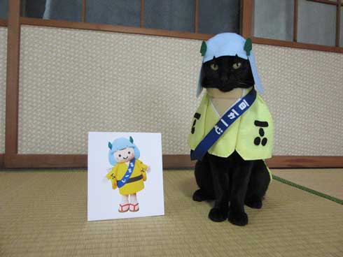 カープ 応援 コスプレ 黒 猫 チョコラ