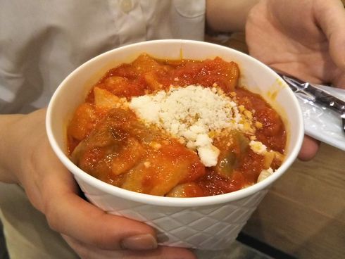 パスタ　ガチャ　ルクア大阪　メルカ　500円　オマール海老