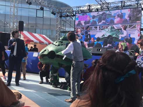 ビグ・ザム コスプレ 段ボール 文化祭 かまた祭 完成 三連覇