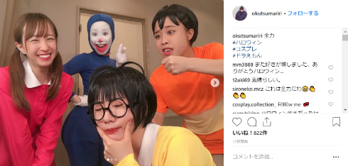 フィロソフィーのダンス アイドル 奥津マリリ 日向ハル 佐藤まりあ 十束おとは コスプレ ドラえもん ハロウィーン