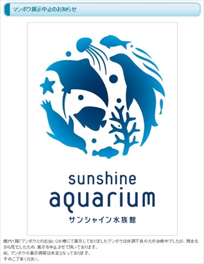 サンシャイン水族館マンボウ