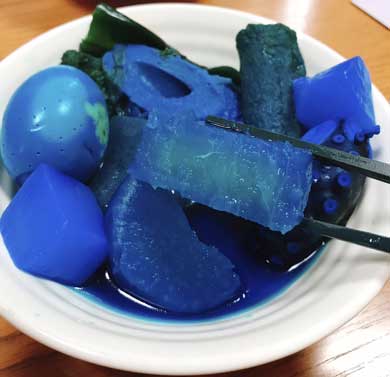 青い おでん 見た目 タコ クトゥルフ
