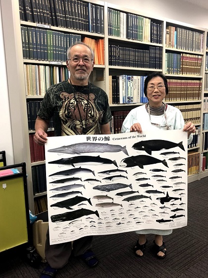 国立科学博物館　「世界の鯨」ポスター