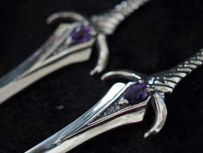 弁当箱のアレ DX 唐揚げ 刺さってる 爪楊枝 剣 銀 ジュエリー