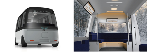 無印良品 良品計画 全天候型自動運転シャトルバス