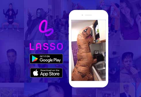 Lasso Facebook TikTok ショート動画配信 アプリ