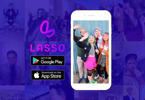 Lasso Facebook TikTok ショート動画配信 アプリ