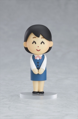 いらすとや フィギュア 微笑むOL