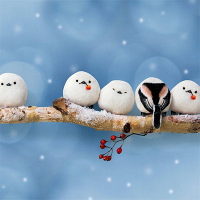 シマエナガのマグネット