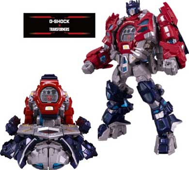G-SHOCK トランスフォーマー コラボ 合体 マスターオプティマスプライム