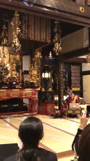 テクノ法要 ドローン仏様 ナムい 龍岸寺 朝倉行宣