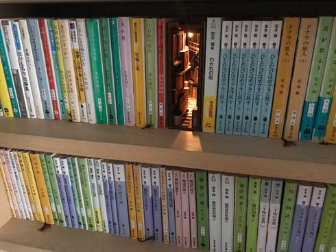 本棚に“路地裏”が現れるアート作品「路地裏bookshelf」に称賛の