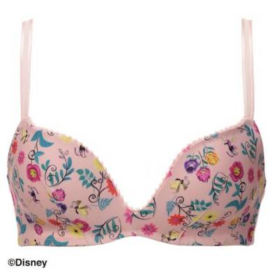 ブラレット（ピンク／総柄）全体図