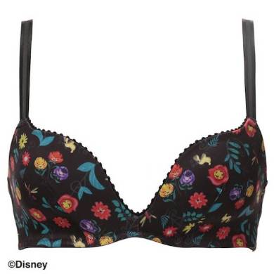 ブラレット（ブラック／総柄）全体図