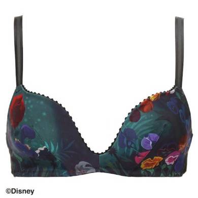 ブラレット（ブラック／パネルプリント）全体図