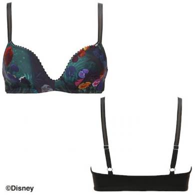 ブラレット（ブラック／パネルプリント）背面図