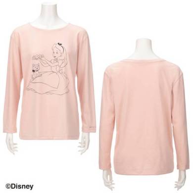 トップス（ピンク）背面図