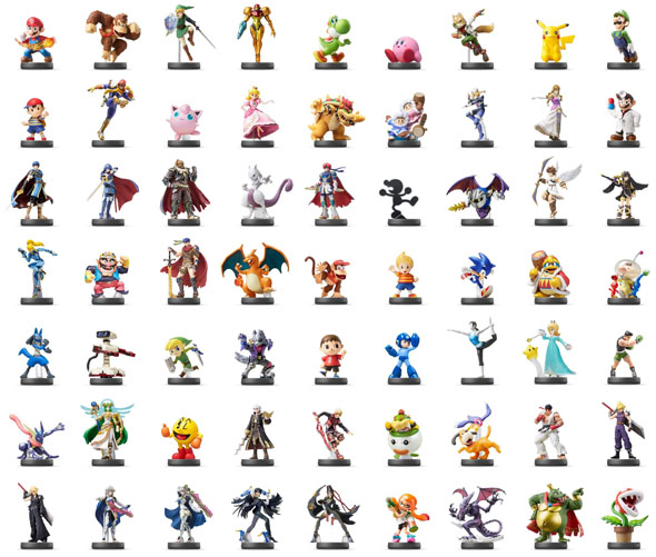 スマッシュブラザーズSPECIAL」発売記念、amiibo63種がセットに