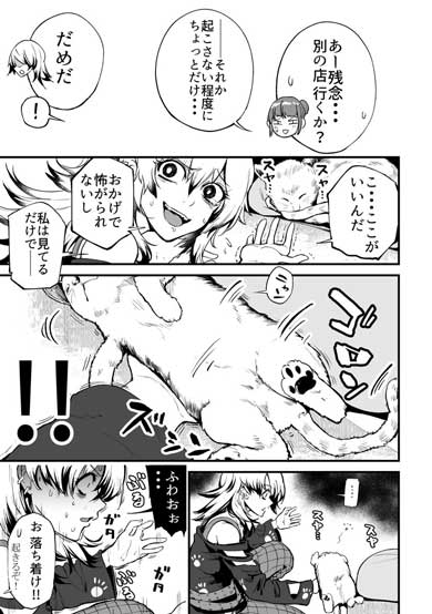 猫さわりたい 漫画 猫好き 猫カフェ 怖がらせる 女の子 無