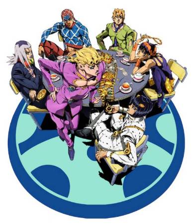 TVアニメ 「ジョジョの奇妙な冒険」五部キービジュアル