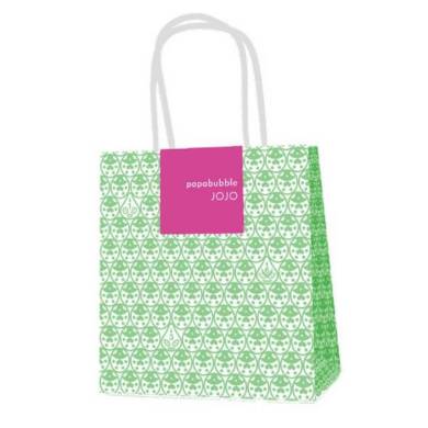 「パパブブレ×ジョジョの奇妙な冒険 黄金の風 コラボキャンディ」ショップバッグビジュアル