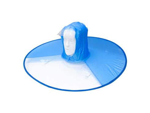 手ぶら傘 上海問屋 頭 被る