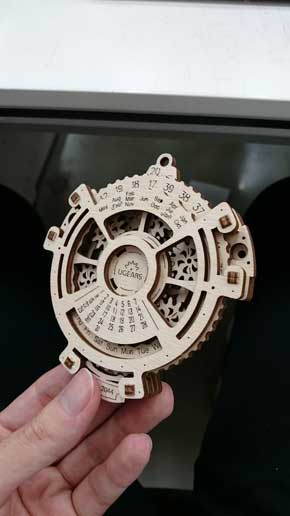 スチームパンク ガジェット 組み立て カレンダー UGears