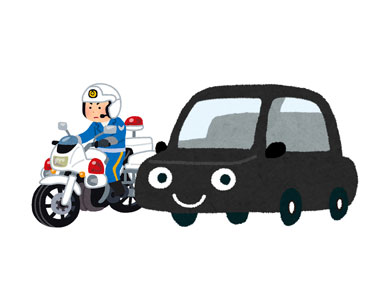 三億円事件　ツアー　三和交通　いらすとや　白バイ　現金輸送車