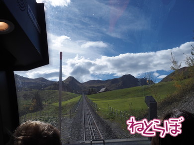 世界一急勾配 ケーブルカー シュトースバーン スイス