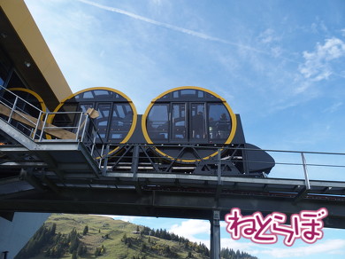 世界一急勾配 ケーブルカー シュトースバーン スイス