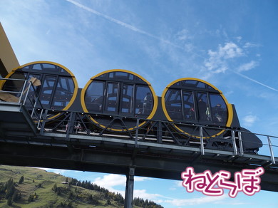 世界一急勾配 ケーブルカー シュトースバーン スイス