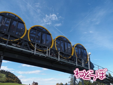 世界一急勾配 ケーブルカー シュトースバーン スイス