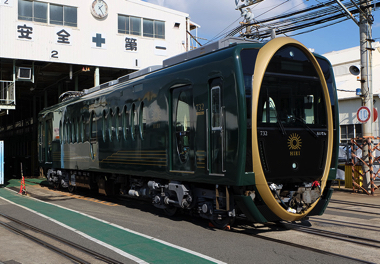 叡山電車 ひえい 撮り鉄 ハイビーム