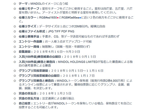 MINDOL 絵師コンテスト