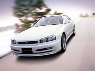 大会の優勝者に贈られる「スカイライン ER34」