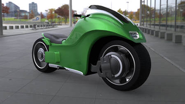 空飛ぶバイク ジャイロドローン ホバーバイク