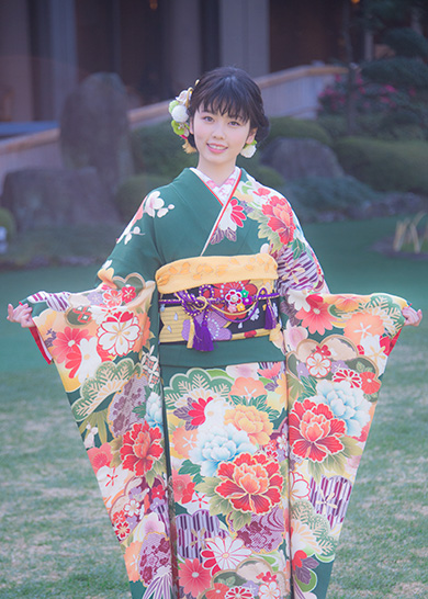 オスカープロモーション 晴れ着撮影会 小芝風花