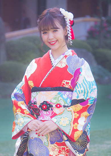 オスカープロモーション 晴れ着撮影会 藤田ニコル