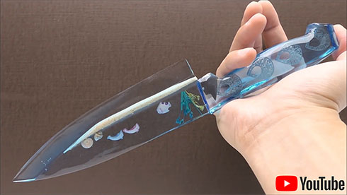 UVレジン包丁の完成形