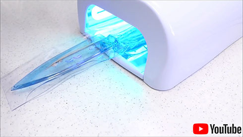 UVライトに入れるところ