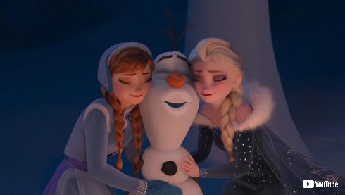 アナと雪の女王 家族の思い出 テレビ朝日 お正月