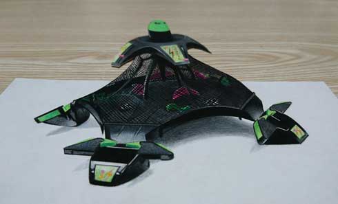 バトルドーム 超エキサイティン リアル 絵 色鉛筆 描いてみた